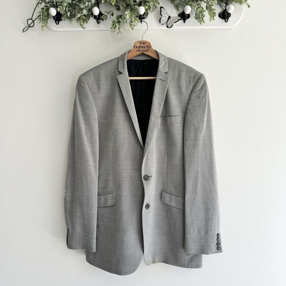 Ben Sherman Other - Mens Ben Sherman Gray Two Button Blazer 40L corporate Wall Street business man